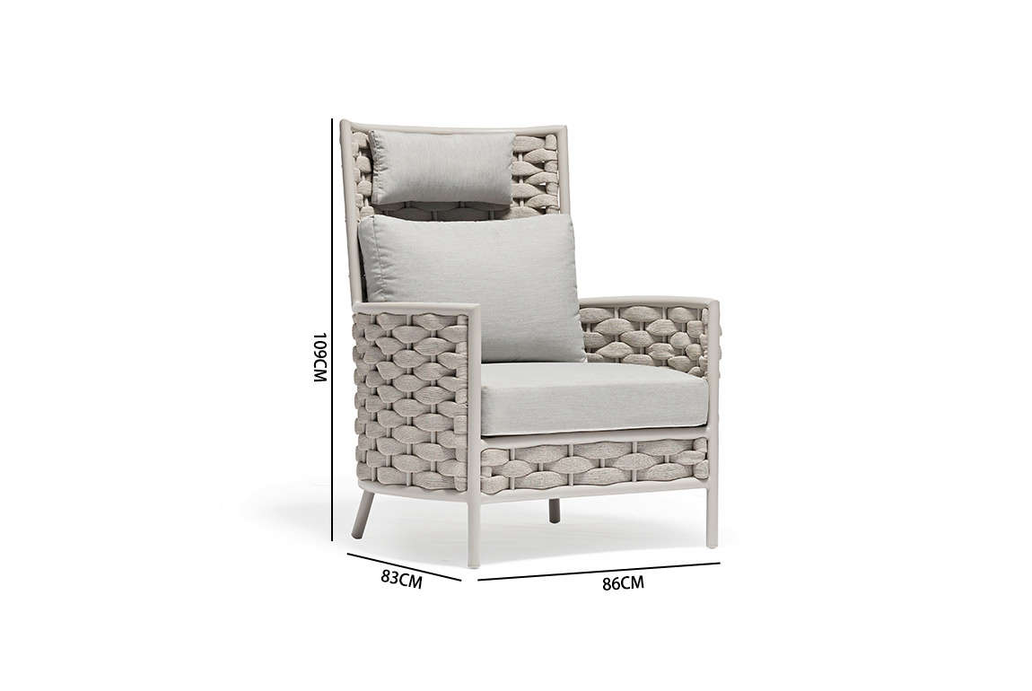 LOOP highback armchair